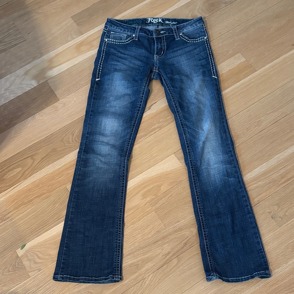 Rock Revival Women's Boot Cut Jeans - Dark Blue